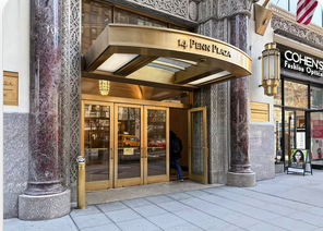 Entrance to 14 Penn Plaza,  CPR Genius Midtown Manhattan location
